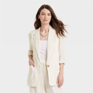 Women's Relaxed Fit Spring Blazer - A New Day - Target